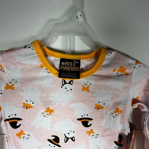 NWT-PJ's & Pumpkins 2 Piece Girls Long Sleeve Halloween Pajamas-4T - Picture 7 of 8